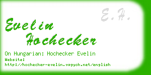 evelin hochecker business card